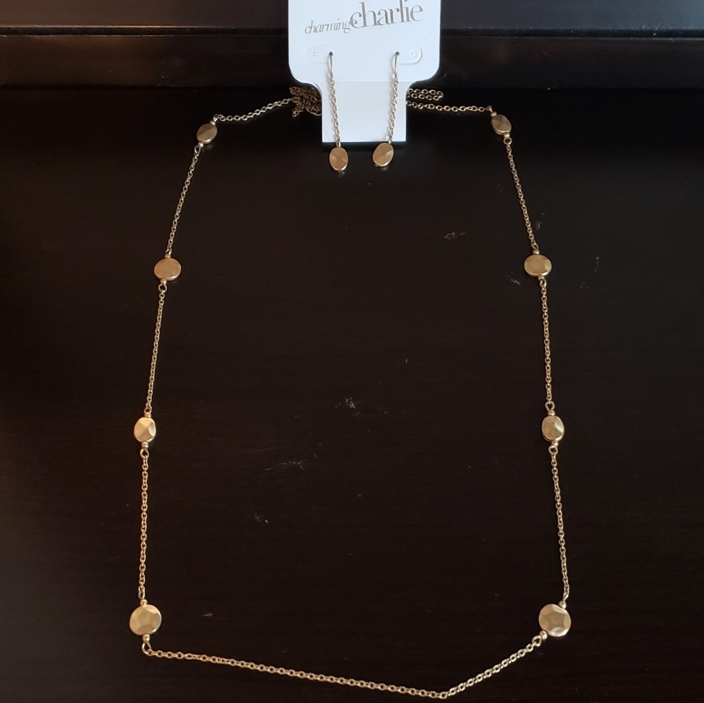 Charming Charlie Necklace and Earring Set